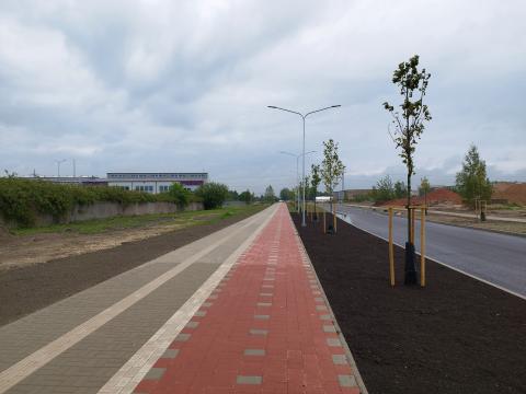 Cycling infrastructure at the Liepāja Industrial Park